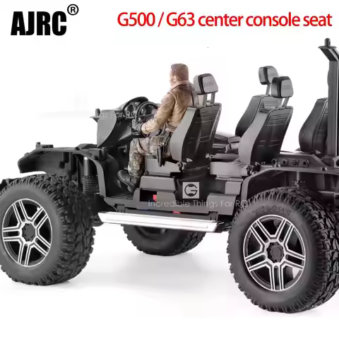 Black Abs Interior For Traxxas Trx6 Trx-6 6x6 G63 Trx-4 G500 Cockpit Seat Instrument Panel Steering 