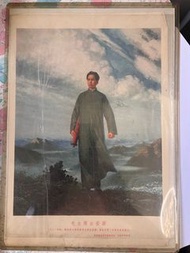 毛主席去安源 宣傳畫