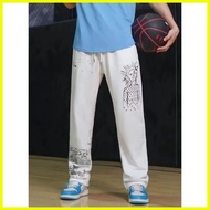 ◆ ❡ ◸ 2024 New Kyrie Irving Pant for men Ink Printed Training Basketball Cotton SweatPants American