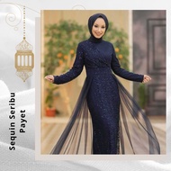 Thousand Sequin Fabric Material, Sequin fabric