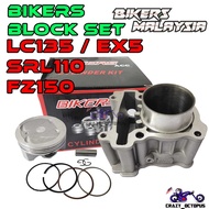 BIKERSACC BLOCK RACING LC135 / EX5 / SRL110 WAVE100 ALLOY Y15ZR /FZ150 56MM 57MM 60MM 65MM CERAMIC S