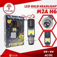 TYTO M2A Motorcycle Headlight Bulb H6 8Watt Ac Dc Waterproof Socket