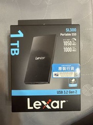100%全新 Lexar SL300 1TB 便攜式 SSD 全新行貨五年保養