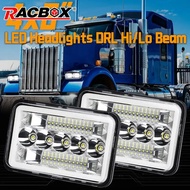 12V 24V 4x6 Inch LED H4 Headlight Turn Signal Light DRL H4651 H4652 H4656 For Car Jeep Motorcycle Ho