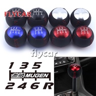 JDM Style Mugen RR Leather Car Gear Shift Knob M10x1.5 for Honda CRZ Type R Civic FA5 FG2 SI