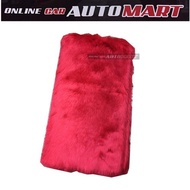 Dashboard Cover Fur - Universal for All Car Model (45cmx80cm) - RED Colour