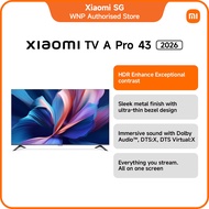 Xiaomi TV A Pro 43 2026 | 4K/QLED/HDR 10+/Google TV/Dolby Audio™️/Xiaomi Sound/Voice Control/Smart T