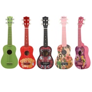 21 Inch Concert Ukulele 4 String Mini Guitar Basswood Ukelele With Bag Capo String Strap Picks Gift Hawaii Guitar