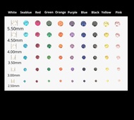 Nose Earing Customer 2.0 MM can chat what colour (PRE ORDER ETA 7 DAYS)