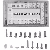 1000pcs Assorted Screws + Screwdriver for Watch Eye Glasses Repair Tools Kits