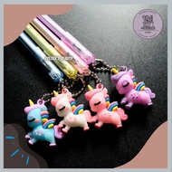 GANTUNGAN Unicorn PEN Hanger Miniature GEL PEN Cute Pony 3D PEN