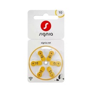 Hearing Aid Batteries No. 10 Yellow Signia A10 Pr70 Battery