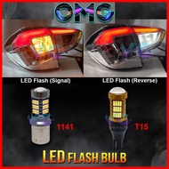 27LED Car LED Reverse Signal Light Bulb Flash T15/921 1141 backup lamp LED Tail Strobe Flash Lampu R