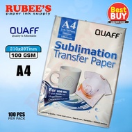QUAFF SUBLIMATION PAPER A4 SIZE