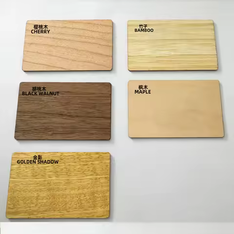 5pcs RFID M1 S50 F08 Smart Card 14443A M1 F08 Classic 1K EV1 S50 Wooden Card