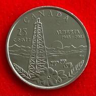 Canada Coin 25 cents 2005 Alberta Foreign