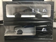 [高品質收藏，95%新] Mercedes Benz CLA Coupe (Mountain Grey) A Class (digital White Metallic) 1:18 toy car 奔馳模型車