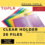 Map Clear Holder Folio Isi 20 File / Clear holder Folio / Map Dokumen