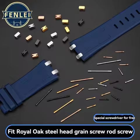 4 Screws 2 Links Metal Kit for Audemars and Piguet AP Royal Oak Bar 15710 26470 15400 15500 AP Strap