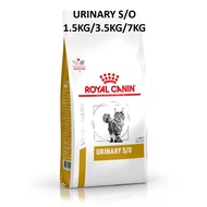 Royal Canin Cat - Veterinary Diet Urinary S/O 1.5KG/3.5KG/7KG Kucing Feline