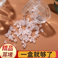 Earring Backs Elastic Fit Anti-Drop Plastic Earring Stoppers Transparent Silicone Earring Backs Caps