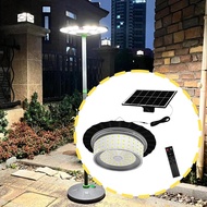 [xdnblun] Garden Shed Yard Solar Light 360 Lighting Versatile 6.8x4.7inch Solar Panel with Remote IP