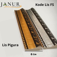Lis PVC Plafon Motif / Lis Plafon PVC 4m x 6cm