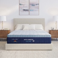 Azure™️ Arctic Breeze 12" Cooling Graphene Icy Silk Euro Top Mattress | Latex & Pocket Spring Mattre