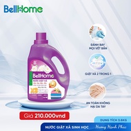 Nước Giặt Xả Công Nghệ Sinh Học Bell Home Tím Hương Hạnh Phúc 36KG