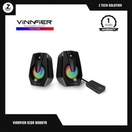 Vinnfier Icon 808BTR 2.0 Bluetooth Speaker with USB ,FM , External Controller & RGB Lights