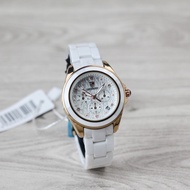 Jam tangan Leopard 6238 chrono off tanggal aktif tali keramik bulat analog wanita original