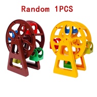 Duplo Accessories Building Blocks DIY Slide Swing Ferris Wheel Scene Construction Blocks Compatible 
