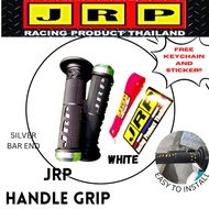 ORIGINAL JRP HANDLE GRIP FOR :  HONDA WAVE 110 |  WHITE |  WITH FREE KEYCHAIN AND STICKER | COD