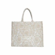 Versace凡賽斯Athena雅典娜提花大號手提包