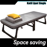 Iron Bed With Topper Folding Bed Single Folding Bed Folding Bed - Single