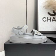 Chanel-女鞋-新款早秋厚底涼鞋 馬毛羊皮 35-41_SZbAw