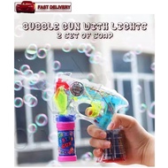 GKIDS GTK c- Automatic Blow Colorful Bubbles LED Light Operated Hand Play Kid Children suap bubble b