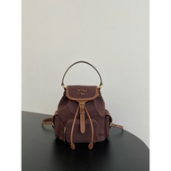 Matching Quality Canvas Fire Canvas Spring Small Calfskin 25ss Backpack Hot Backpack Top Brown heaw 
