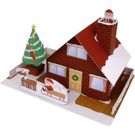 DIY Papercraft Diorama Christmas House