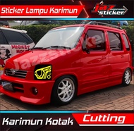 TERBARU STICKER LAMPU KARIMUN KOTAK / STICKER CUTTING LAMPU DEPAN KARIMUN CUSTOM / STICKER VARIASI H
