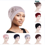 TOSE Turban Hats Softness  Scarf Cap Cancer Chemo Beanies Cap