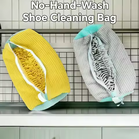 Special shoe washing bags for machine washing, agitator drum washing machine care bags, lazy shoe wa