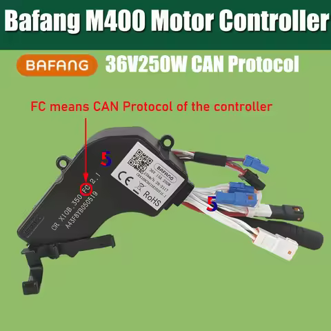 Bafang Mid Motor M400 Motor Controller CAN Protocol Controller 36V 15A 250W Bafang Controller Bafang