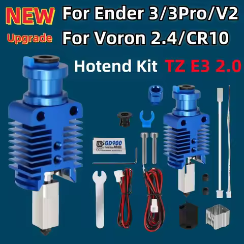 NEW Upgrade TZ E3 2.0 Hotend Kit High Speed Print Head For Ender 3/CR10/VORON 2.4 Hi-End Extruder J-