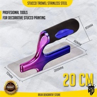 Trowel  Raskam Stucco Italiano Raskam Baja Alat Profesional Trowel Berbahan Stainless Steel