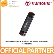 TRANSCEND ESD310C/ESD310S Portable SSD - 2TB. Singapore Local 5 Years Warranty **TRANSCEND OFFICIAL PARTNER**