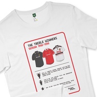 [FeverPitch] Manchester United Treble Winners T-shirt 1999 White
