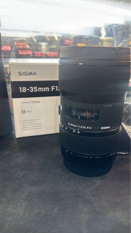 99.9%New Sigma ART 18-35mm f1.8 for canon 18-35 1.8 apsc