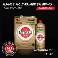 Mitasu MJ-M12 MOLY-TRiMER SM 5W-40 100% Synthetic