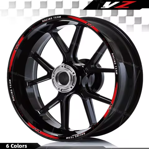 Reflective Motorcycle Hub Wheels Stripes Stickers Rim Decal Tape Waterproof For YZ125 125X 250 250X 